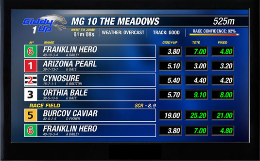 Giddy-Up TV - Greyhounds - The Meadows